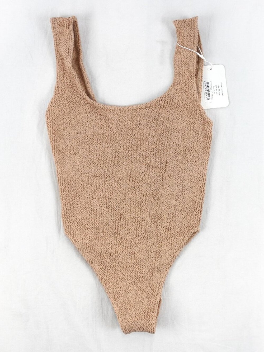 Lavarice Sara One-Piece Swimsuit In Nude With Back Cutout Women's One Size - NWT